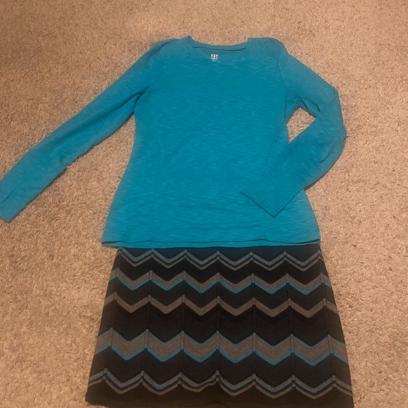 Wool chevron stipe skirt from Title nine - Picture 7 of 8
